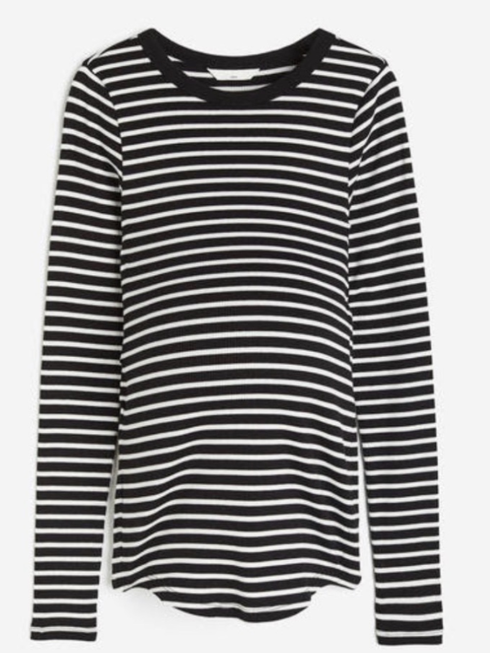 H&M Mama Ribbed Jersey Top